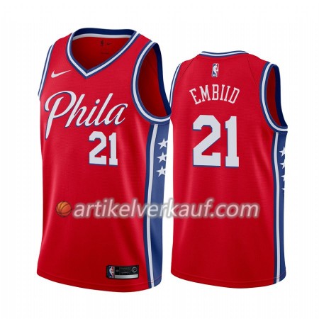 NBA Philadelphia 76ers Trikot Joel Embiid 21 Nike 2019-2020 Statement Edition Swingman - Herren